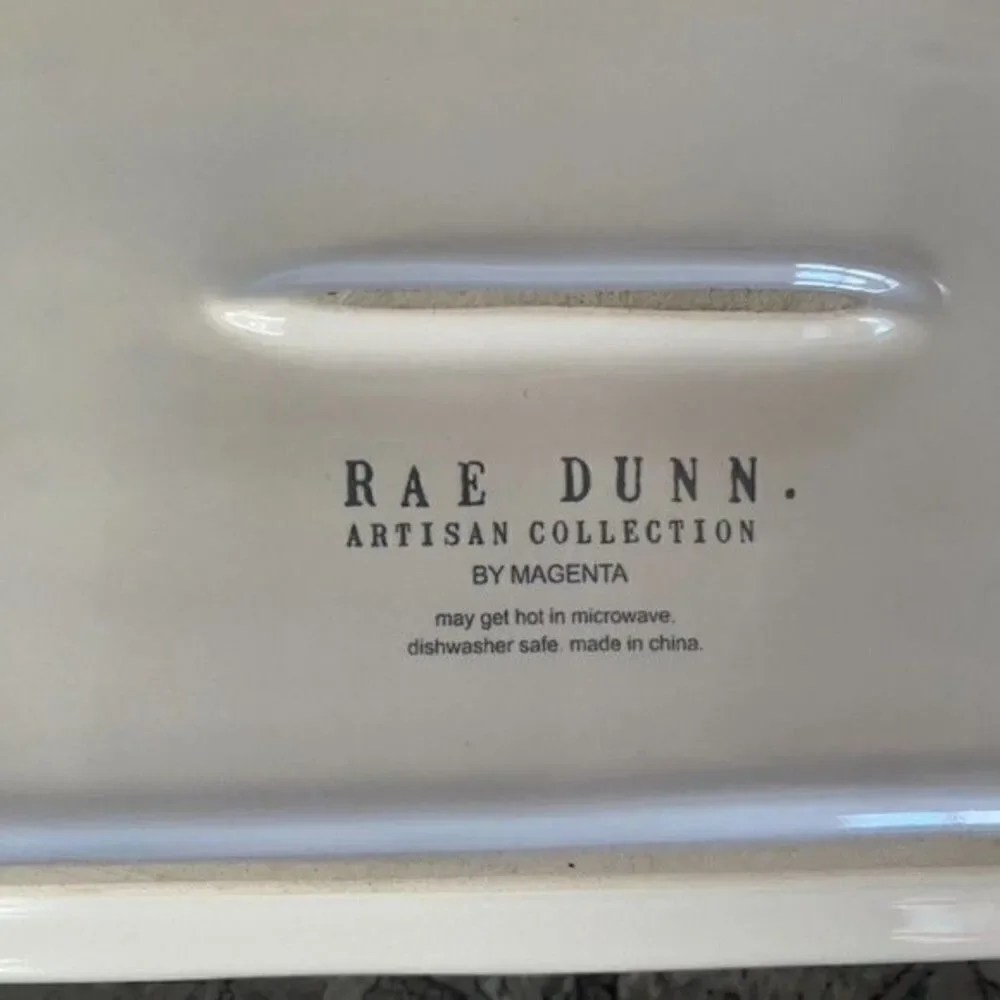 Rae Dunn Artisan Collection 9” by 5” DREAM Small platter.